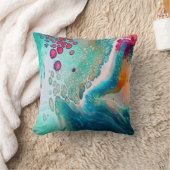 Electric Tides of Color Marble クッション (ブランケット)