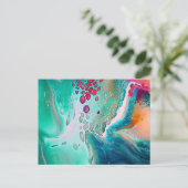 Electric Tides of Color Marble ポストカード (スタンド正面)