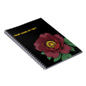 Electric Tree Peony: The Pop-Art Delavay ノートブック (右側)