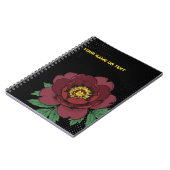 Electric Tree Peony: The Pop-Art Delavay ノートブック (左側)