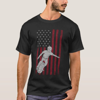Electric Unicycle - Euc アメリカ国旗 Tシャツ
