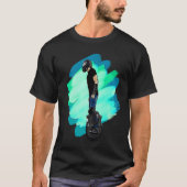 Electric Unicycle Stunt Biker Tシャツ (正面)