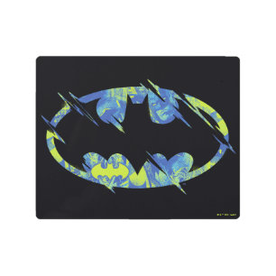 Electric Up Batman Symbol メタルプリント