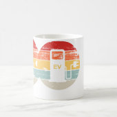 Electric Vehicle Charging Station Sunset Electric  コーヒーマグカップ (中央)