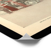 Electric Vehicles Motor Cars Vintage ポスター (角)