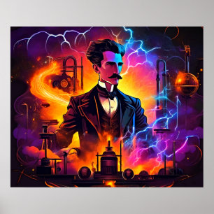 Electric Visionary: Nikola Teslaの稲妻 ポスター