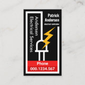 Electric Wiring Circuit Draws Power 名刺 (正面)