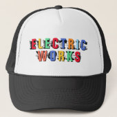 Electric Works™ Messed Up Trucker Hat キャップ (正面)