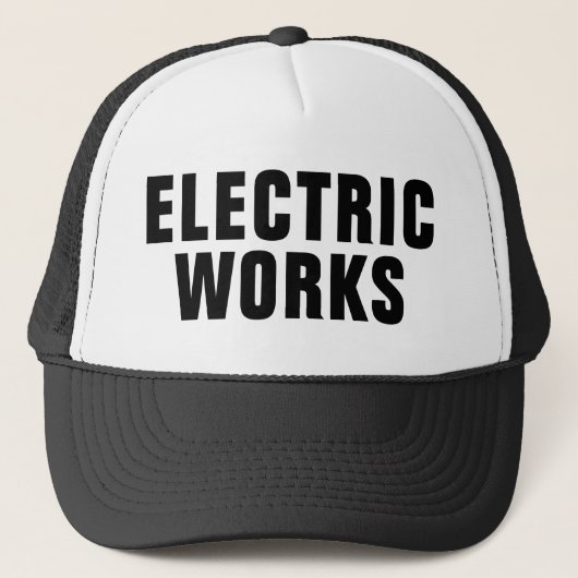 Electric Works™ Trucker Hat キャップ (正面)