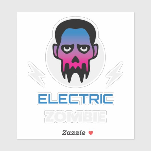 Electric Zombie Neon シール (シート)
