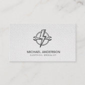 Electrical Contractor Electrician Professional 名刺 (正面)