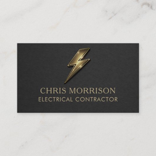 Electrical Contractor Professional 名刺 (正面)