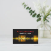 Electrical Current Powers Electrician 名刺 (スタンド正面)