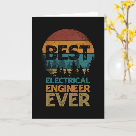 Electrical Engineer カード (黄色い花)