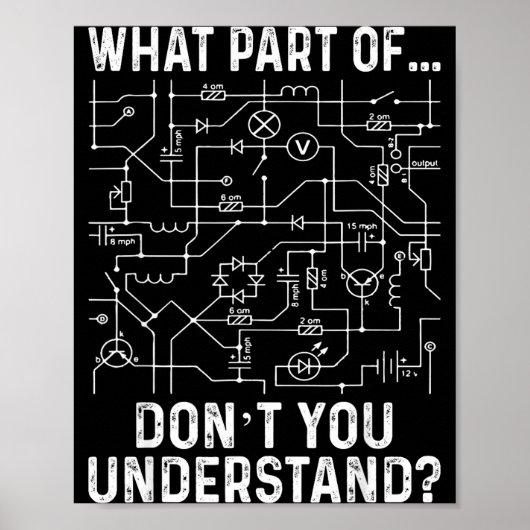 Electrical Engineering Electrical Engineer Men ポスター (正面)