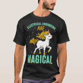 Electrical Engineers Are Magical Unicorn Job Engin Tシャツ (正面)