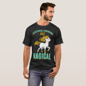 Electrical Engineers Are Magical Unicorn Job Engin Tシャツ (正面フル)