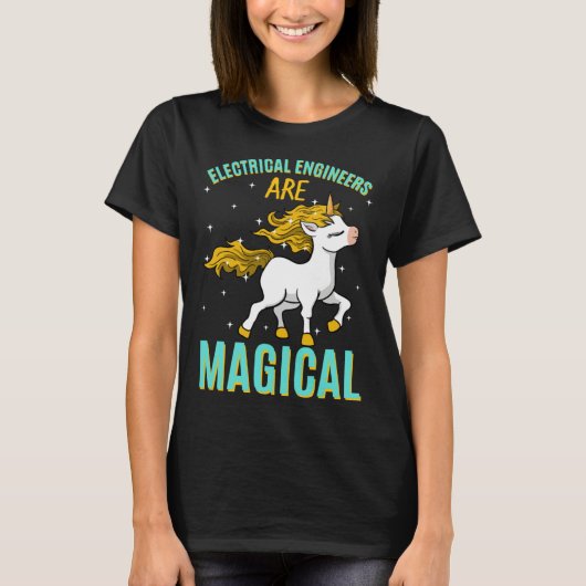 Electrical Engineers Are Magical Unicorn Job Engin Tシャツ (正面)