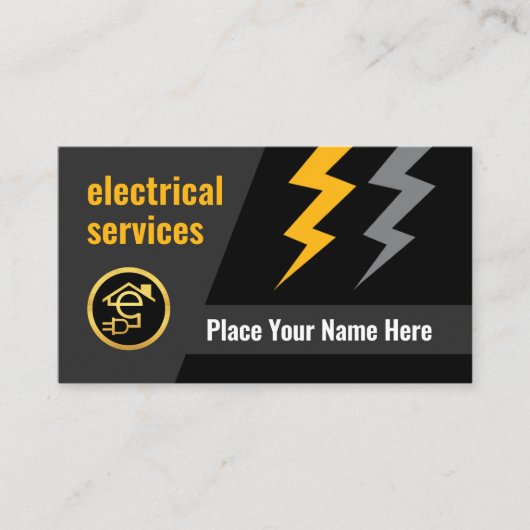 Electrical Lightning Powers Your Name 名刺 (正面)