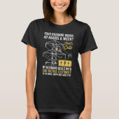 electrical lineman's wife lineman spouse  Quote Tシャツ (正面)