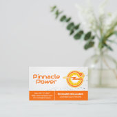 Electrical Plug | Power Energy Logo 名刺 (スタンド正面)