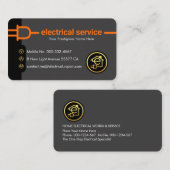 Electrical Power Plug Supply Line 名刺 (正面/裏面)