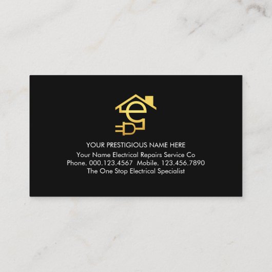 Electrical Rooftop Wiring Frame 名刺 (裏面)