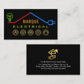 Electrical Rooftop Wiring Frame 名刺 (正面/裏面)