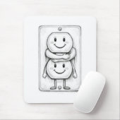 Electrical Socket Hug マウスパッド (マウス)