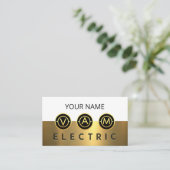 Electrical Symbol Icons Gold Layer 名刺 (スタンド正面)