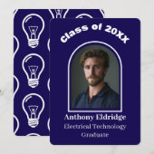 Electrical Technology Graduation 案内状 (正面/裏面)