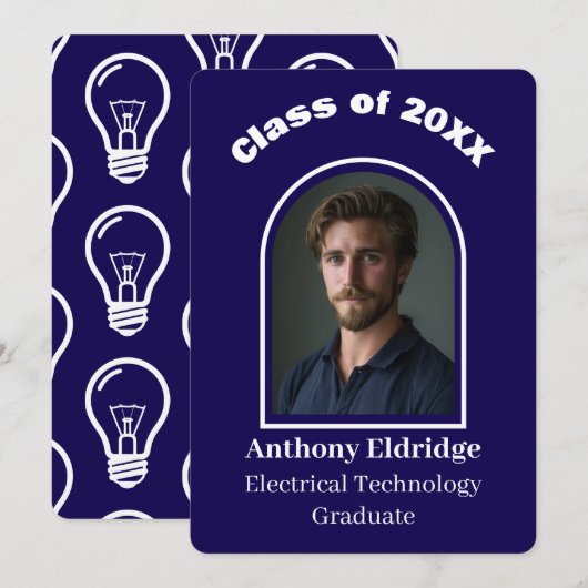 Electrical Technology Graduation 案内状 (正面/裏面)