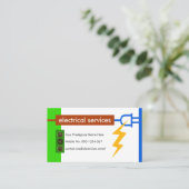 Electrical Wire Colors Power Plug 名刺 (スタンド正面)