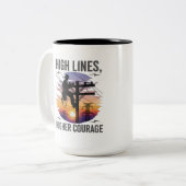 Electrical Worker Appreciation Transmission ツートーンマグカップ (正面左)