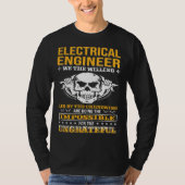 Electricial Engineer We The Willing Lineman Electr Tシャツ (正面)