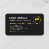 Electrician 名刺 (正面)