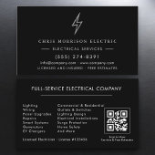 Electrician – Black Silver Electrical Service 名刺