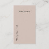 Electrician Business Card 名刺 (裏面)