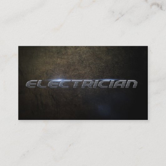 Electrician Business card 名刺 (正面)