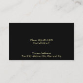 Electrician Electric Company Business Card 名刺 (裏面)