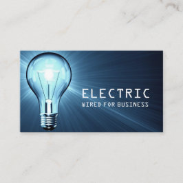 Electrician, Electric, Construction Business Card 名刺