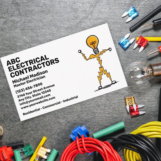 Electrician | Electrical Contractor 名刺