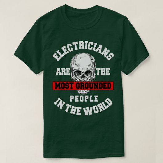 Electrician Electrical Repairman Electronics Techn Tシャツ (デザイン正面)