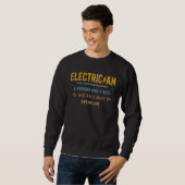Electrician   Electrician Definition スウェットシャツ (正面フル)