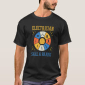Electrician Electro Craftsman Engineer Voltage Tシャツ (正面)