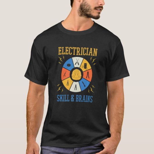 Electrician Electro Craftsman Engineer Voltage Tシャツ (正面)