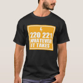 ELECTRICIAN HANDY MAN 220 221 WHATEVER IT TA Tシャツ (正面)