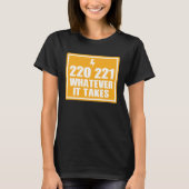 ELECTRICIAN HANDY MAN 220 221 WHATEVER IT TA Tシャツ (正面)