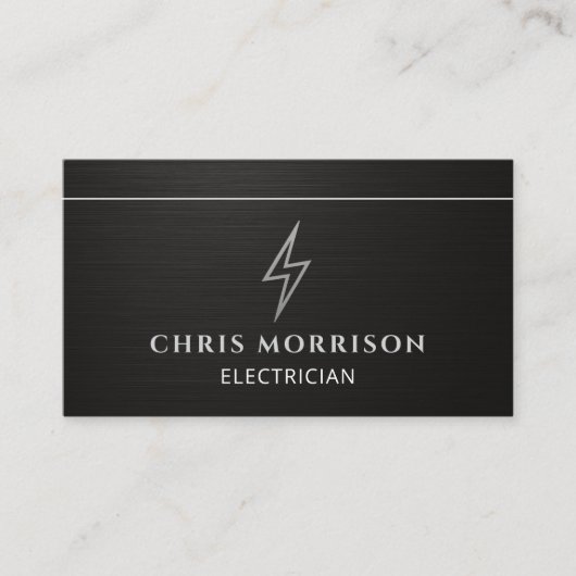 Electrician Industrial Metallic Contractor 名刺 (正面)