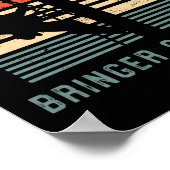 Electrician Lineman Bringer Of Power Retro Vintage ポスター (角)